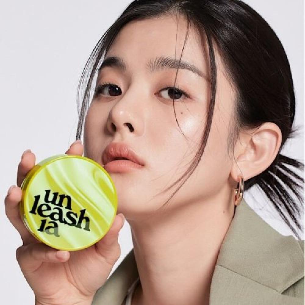 Unleashia Satin Wear Healthy Green Cushion 27W peach tan