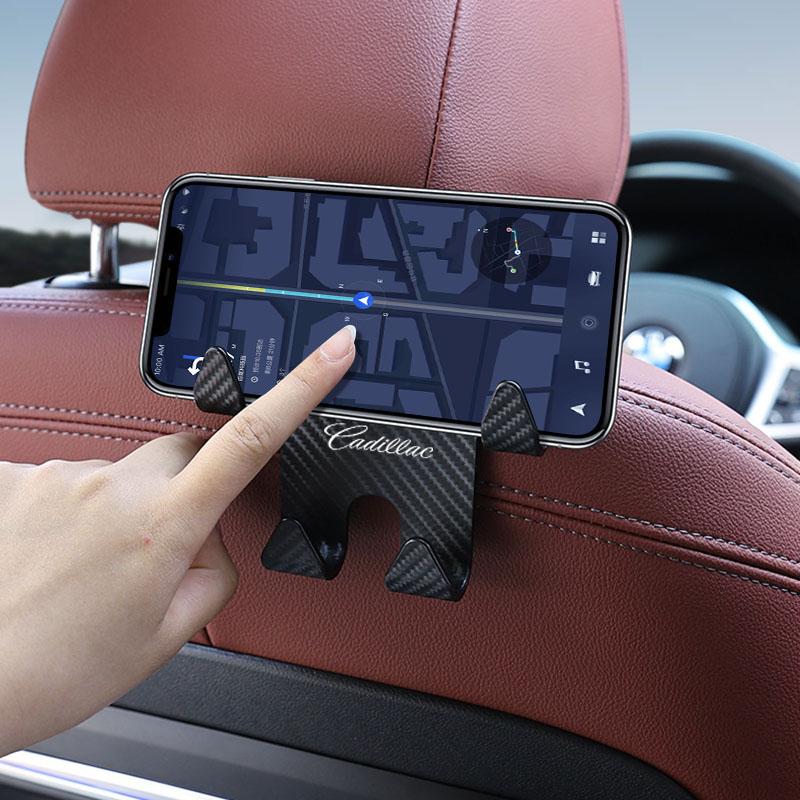 Autoaufkleber Rücksitzhaken Hängende Aufbewahrung Handyhalter Für Cadillac XT5 XTS CTS BLS SLS DTS SRX Escalade Tiburon Deville