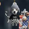 Acrylic Interior Vehicle Flat Surface Pendant Dalmatian Hat Design Clothing