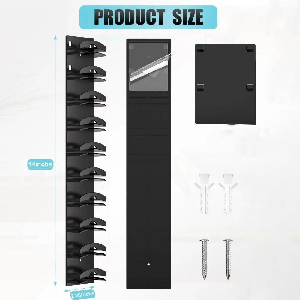 10 Holes Wall Mounted Hat Rack Space Saving Hat Display Stand  Bedroom