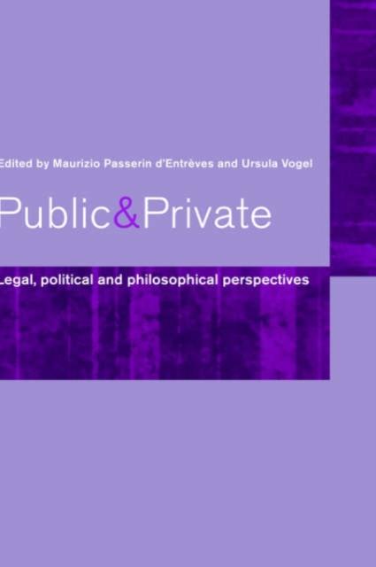 Bok Public and Private : Legal, Political and Philosophical Perspectives