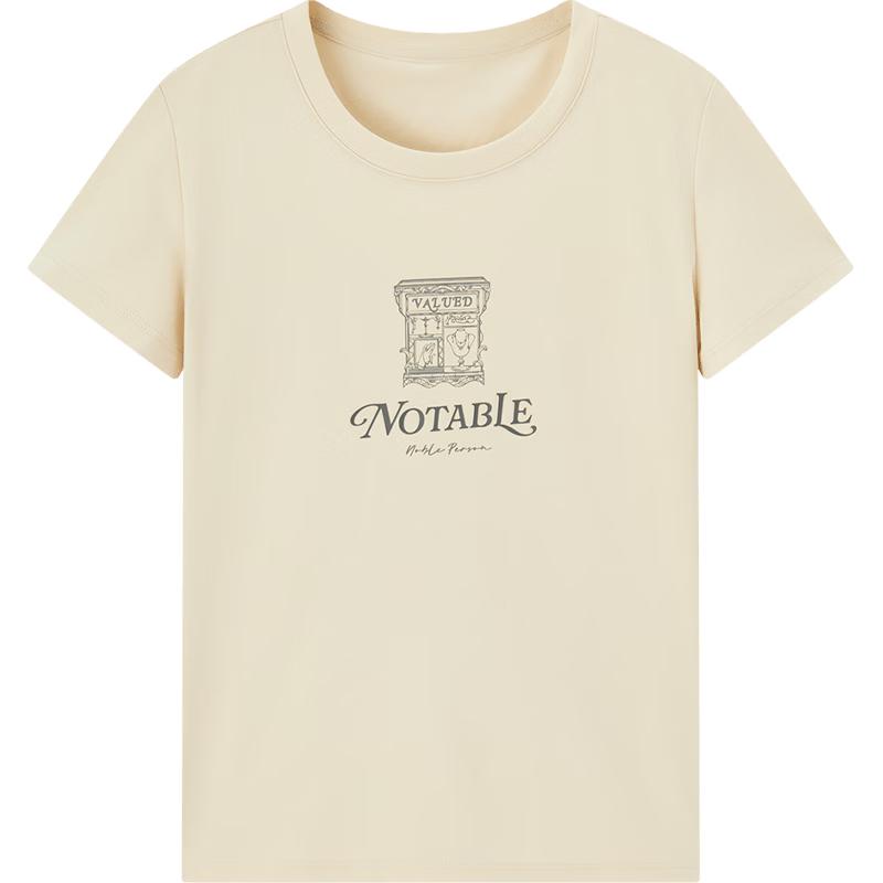 Women s Summer Casual Round Neck Short Sleeve T-Shirt M