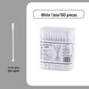 Boxed Black Double-Headed Spiral Cotton Swabs for Ear Cleaning