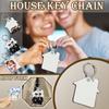 Blank Keychain DIY MDF Blank Keyring Valentine's Day Graduation Day Gift
