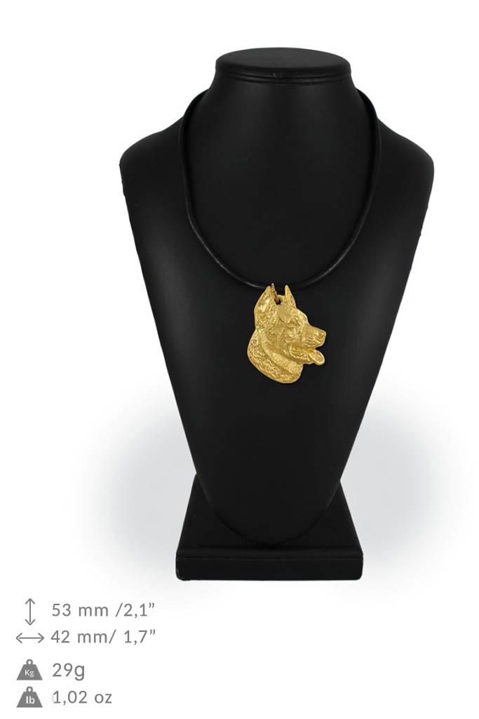 Berger De Beauce, Beauceron, Beauce Sheep Dog - Necklace with a Dog In a Gift Box, Gold-plated Pendant for a Dog Lover, Striking Jewelry by Art-Dog