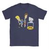Harajuku Paar Beavis und Butthead kann Computer nicht benutzen T-Shirt Herren Baumwolle Kurzarm Rundhals Sommerkleidung