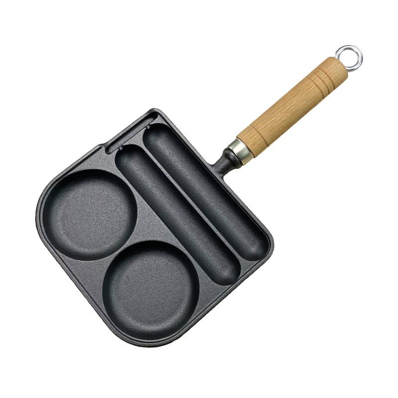 Multi-functional Cast Iron Sausage & Meat Grill Pan