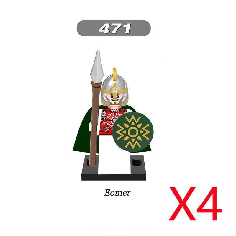 MOC Mittelalterliche Burg Grüner Drachenritter Figuren Bausteine Antiker Römischer Soldat Waffe Schild Kriegspferd Jungen Spielzeug Geschenk K149