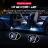 2pcs HD Led Welcome Light Car Door Projector Lamps Car Accessories For Subaru Forester SG5 SH SJ Impreza XV Legacy Outback WRX STI GC8 Tribeca
