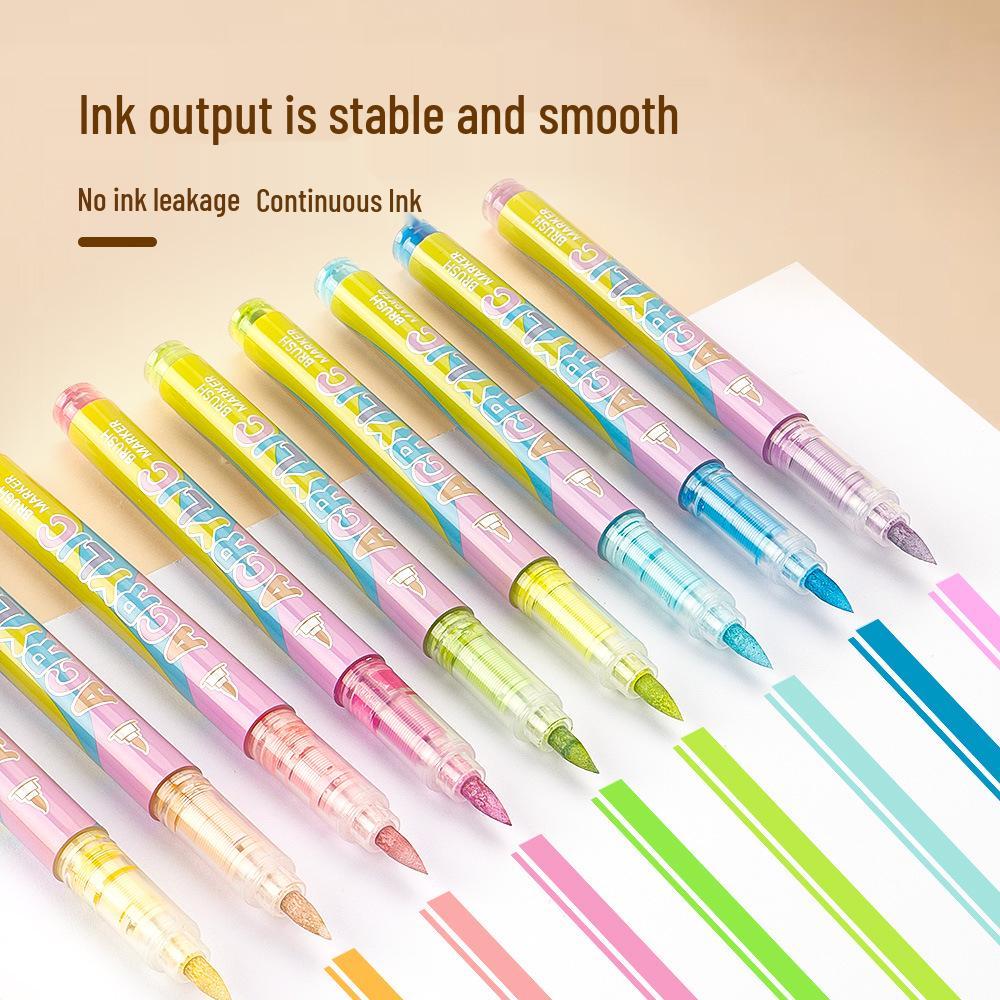 Weiche Acryl-Marker Stifte Set für Anime Hauttöne und Macaron Farben - Ideal für Kunstprojekte von Grundschülern