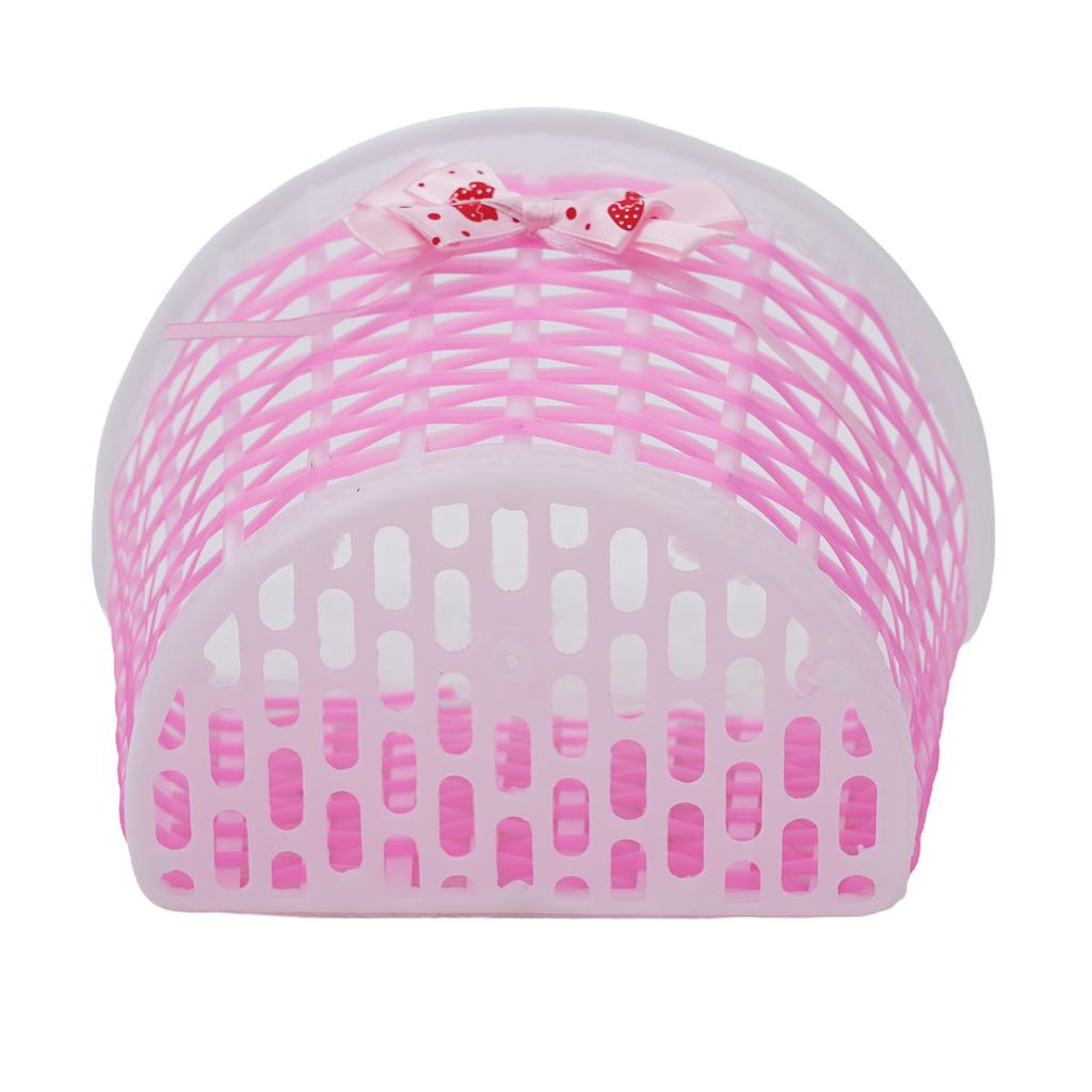 Plastic Basket Waterproof Decoration Bicycle Scooter Handlebar Streamer