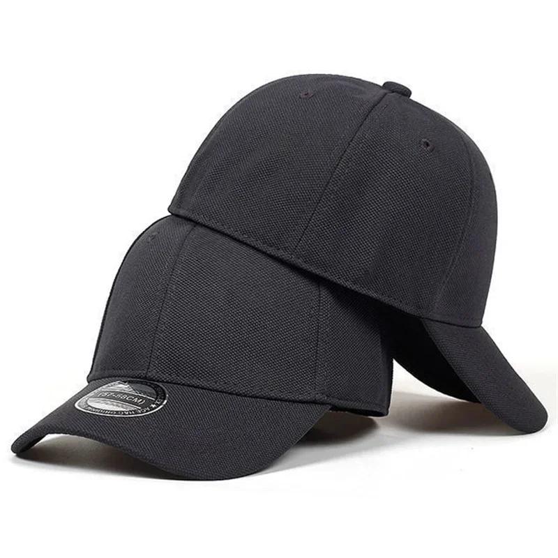 High Quality Baseball Cap Man Fitted Closed Full Cap Mesh Cap Outdoor Breathable Sports Cotton Sun Male TruckerHat Gorras Hombre