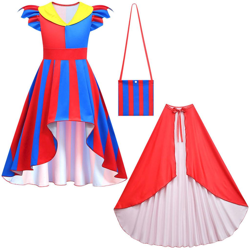 

New Children s Cosplay Magical Circus Performer Character Show Dress 81763 For Girls 8 Years And Above 110cm/43.31in