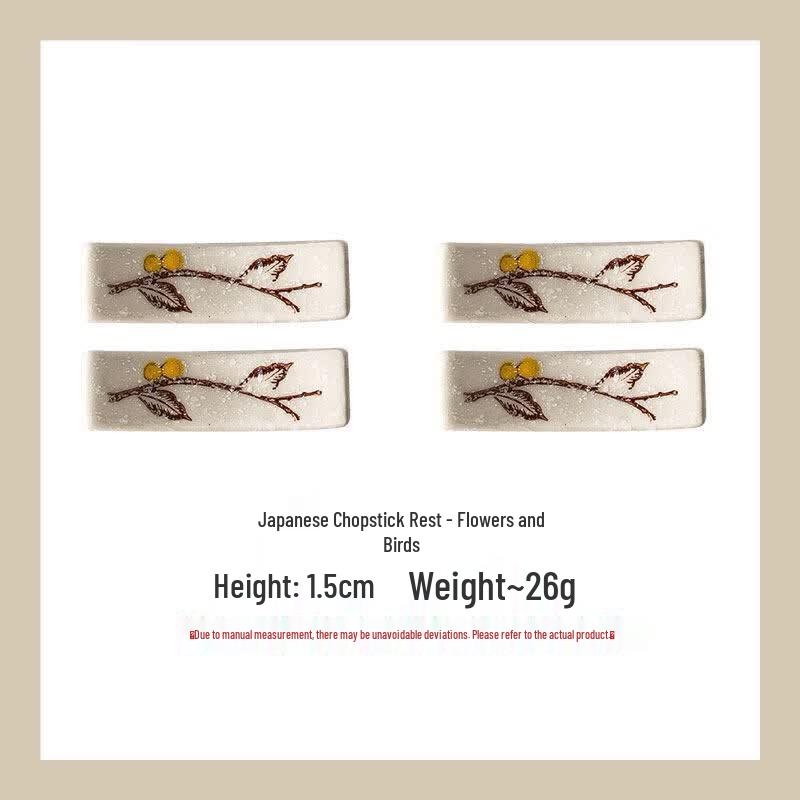 Qiwei Japanese Ceramic Chopstick & Spoon Rest