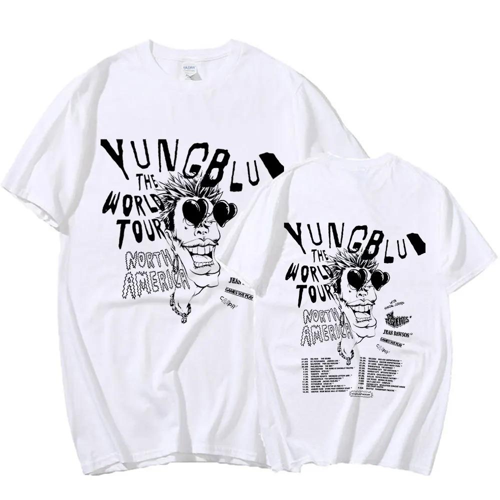 Yungblud 2023 World Tour T Shirt Men  Oversize O-Neck Short Sleeve T-shirt Fashion Hip Hop Gift Fan T-shirts Streetwear Tops