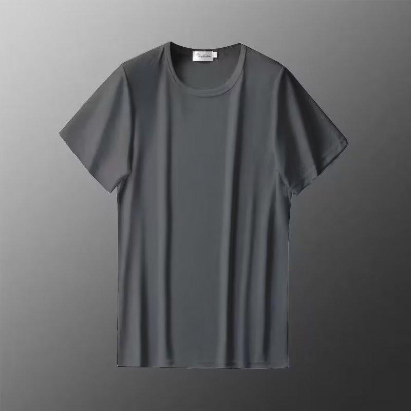 Ice silk quick-drying t-shirt men's short-sleeved summer men's large-size half-sleeved clothes outdoor running sports t-shirt round neck