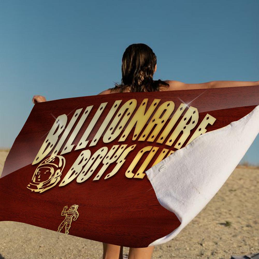 B-Billionaire Cool B-Boys Club K  Bath Towel Microfiber Soft Water Absorbing For Girl Kids Decorative Cartoon Beach Towel