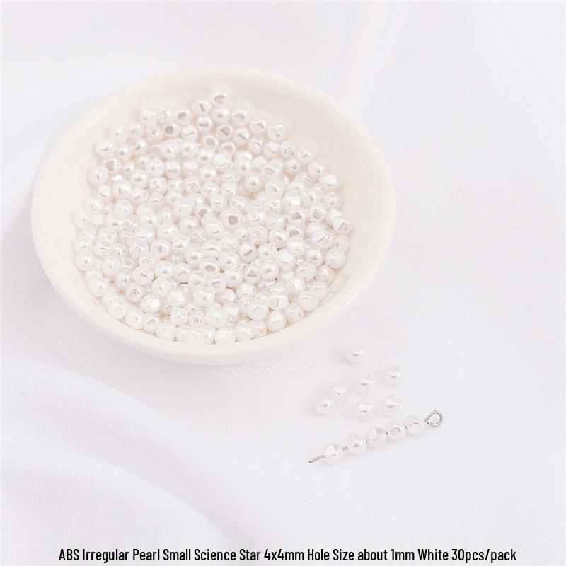 High-Gloss Irregular Imitation Pearl DIY Jewelry Kit - Bracelet, Pendant, Headdress Charms