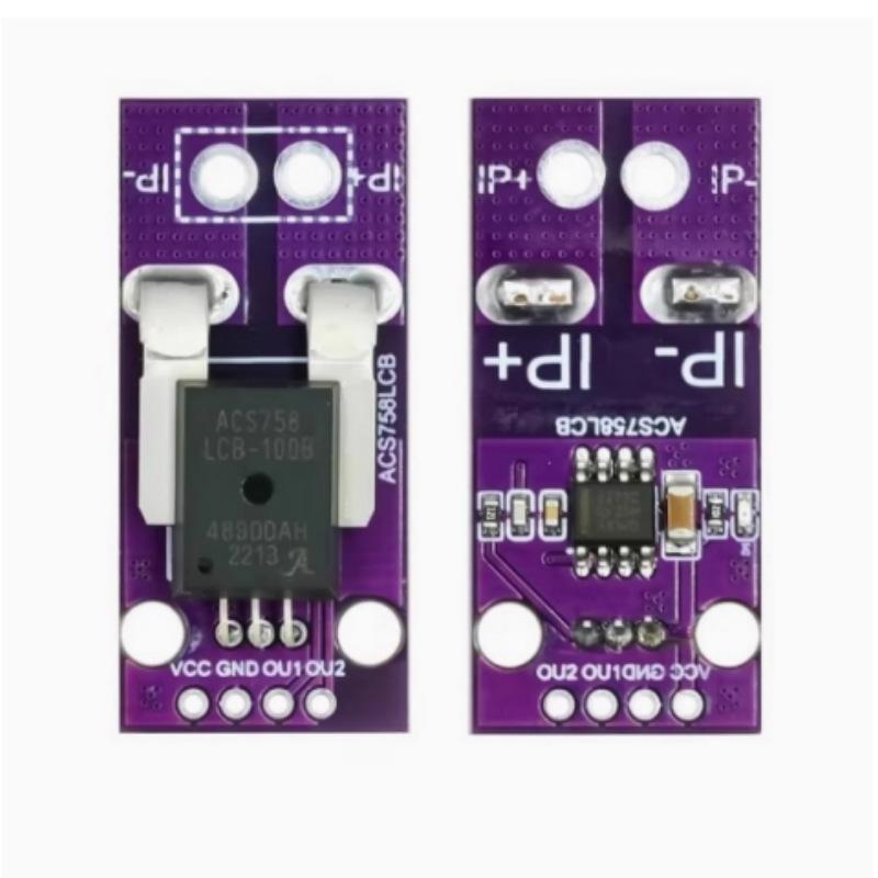 New ACS758 ACS758LCB-050B-PFF-T 50A/100A/200A Linear Hall Current Sensor Module Current Detection For Arduino RC Model Connector