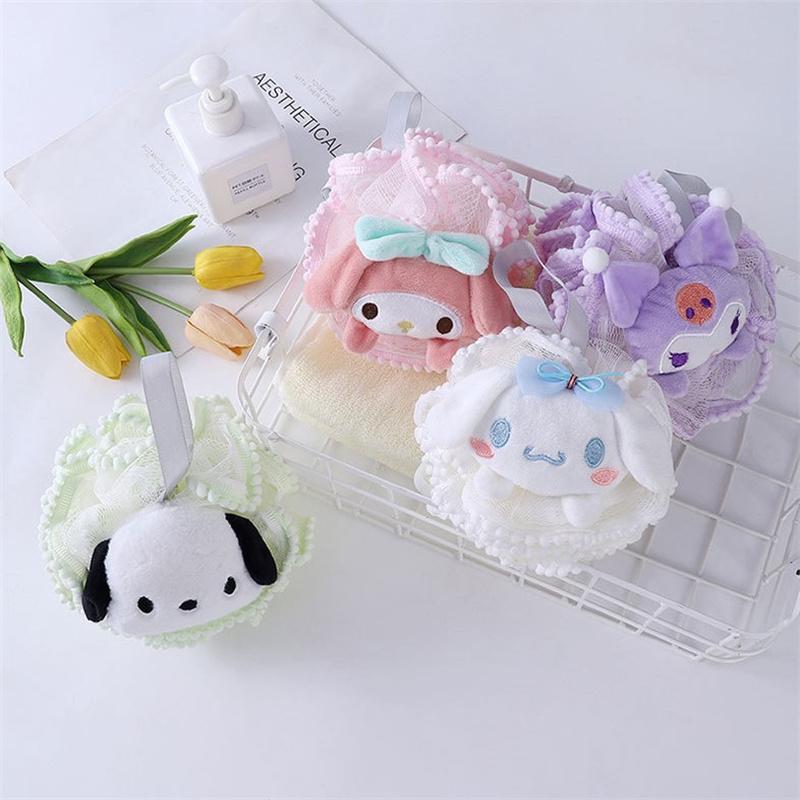 Bath Loofah Shower Bath Sponges Cute Soft Body Scrubber For Men Women Spa Body Clean Bathing Accessories