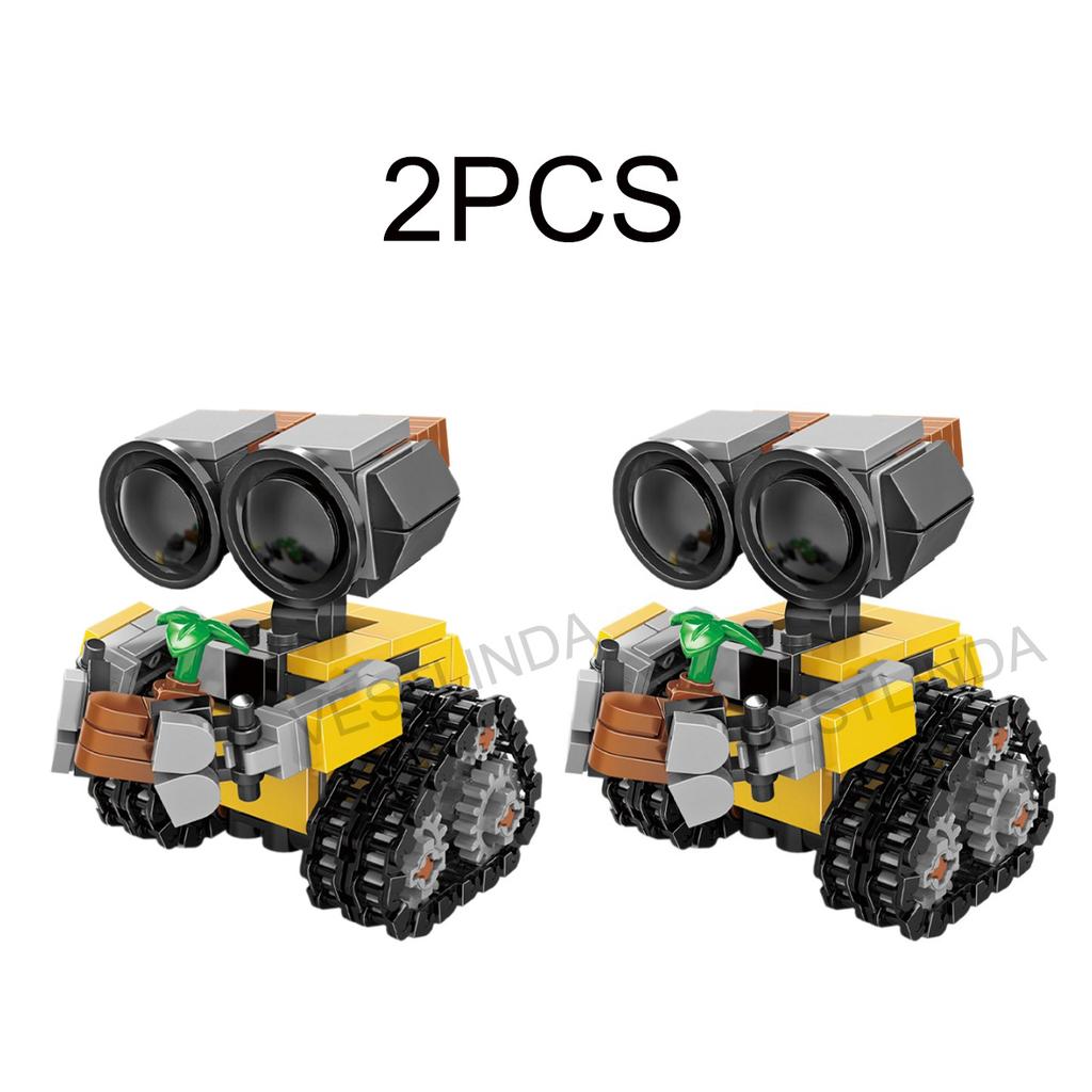 1/2PCS Space Wall E Robot Assembling Blocks MOC Movable Humanoid Robot Splicing Assembling Toys Educational Toys Game Peripheral