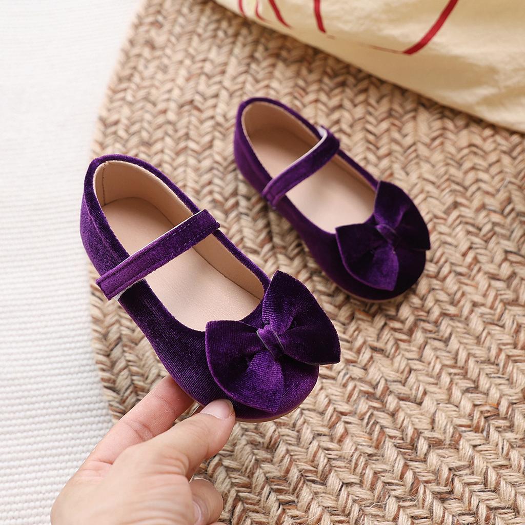 Girl Princess Shoes Spring Autumn New Round-toe Children Mary Jane Shoes Bowknot Soft Fashion Kids Causal Ballet Flat Shoes