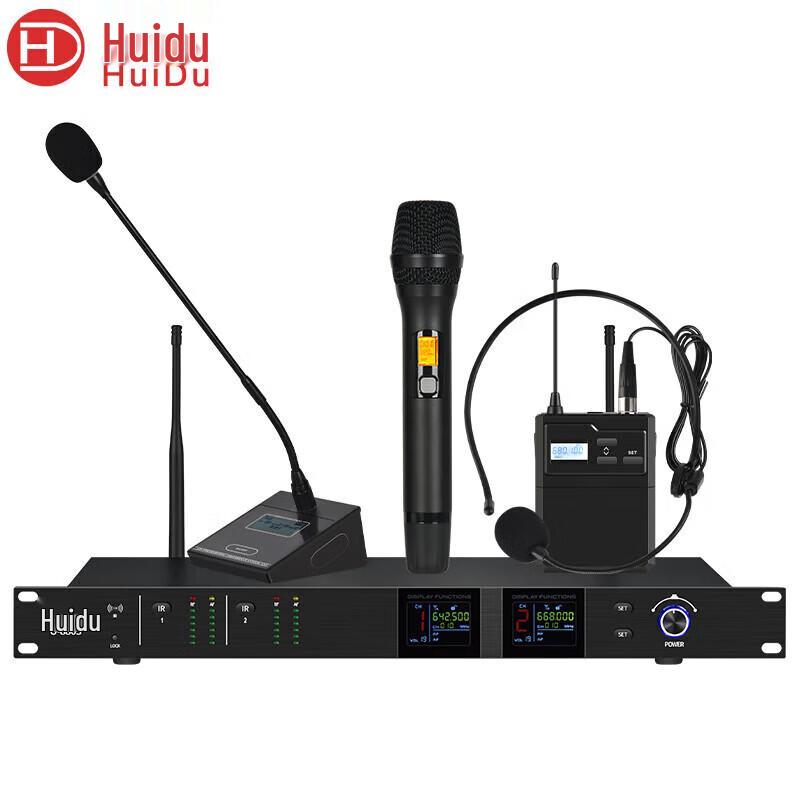 HuiDu Professional Wireless U-Band Microphone System (CN Version)