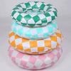 Kids Swimming Ring Thickened Inflatable Safe Swim Trainer PVC Chess Grid Kids Swimming Circle Outdoor Supplies