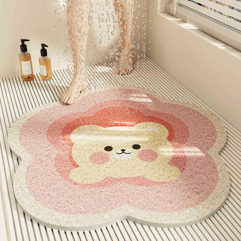 New Bathroom Non-slip Mat Shower Room Bath Floor Anti-fall Mat Toilet Toilet Bathtub Waterproof Mat
