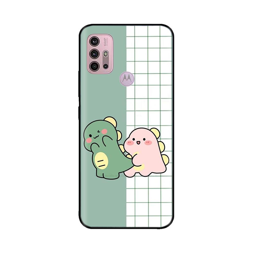 For Motorola Moto G20 Case XT2128-1 XT2128-2 Cover Cute Cartoon Painted Soft Silicone Phone Case For Moto G10 G30 G20 G60 Capa