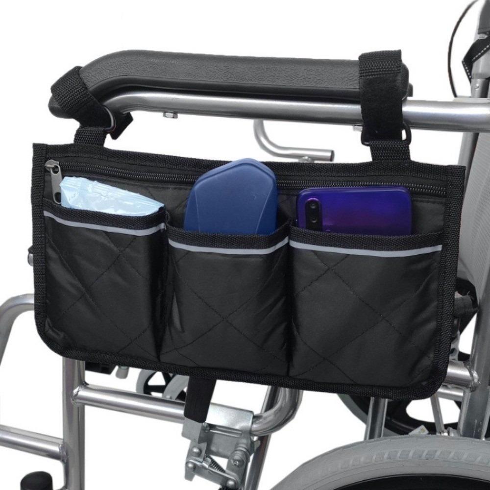 Multifunctional Seat Armrest Side Storage Bag Large Capacity Baby Stroller Hanging Bag  Wheelchair