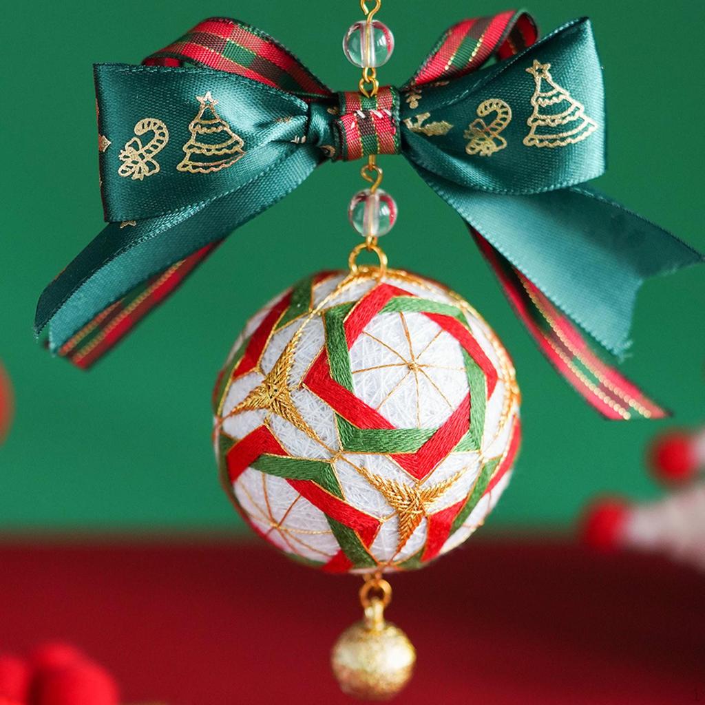 Balls Floral Threads Tools Supplies Needlework Keychain Car Hanging Crafts Embroidery Kit Hand