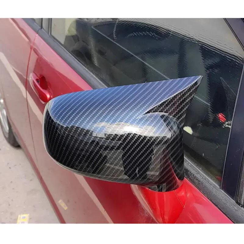 Für Nissan Tiida Fließheck 2004-2010 Auto Rückspiegel Seitenspiegel Abdeckung Flügelkappe Aufkleber Außentür Rückansicht Fall Trim Carbon