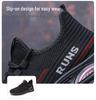 Men's Breathable Fly-knit Flat Shoes - Non-slip, Casual Sneakers for Spring & Autumn, Ideal for Middle-aged & Elderly
