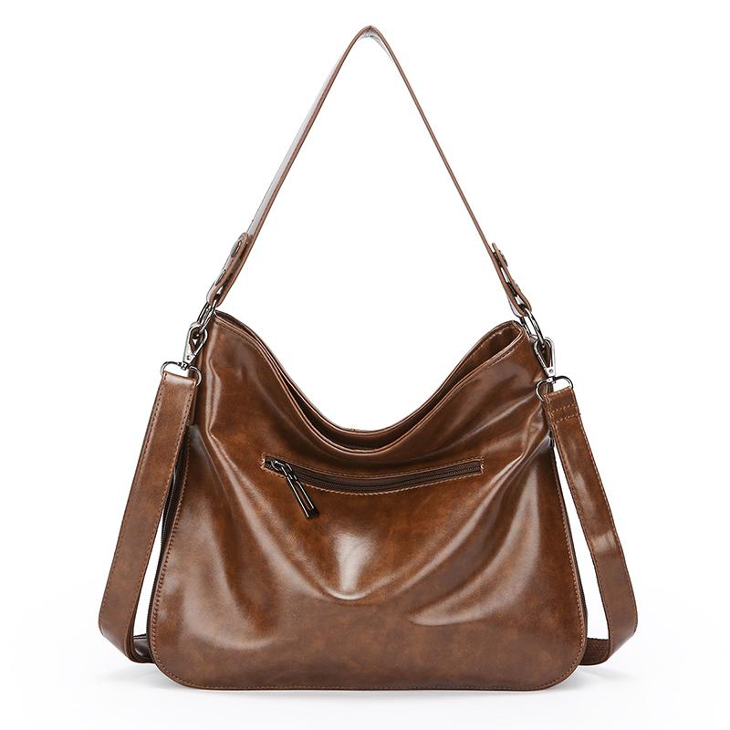Damen Mode Weiches Leder Handtasche Große Kapazität Tragetasche Umhängetasche Crossbody Tasche für Damen Täglich Lässig Arbeit Einkaufen Reisen Einfarbige Farbe