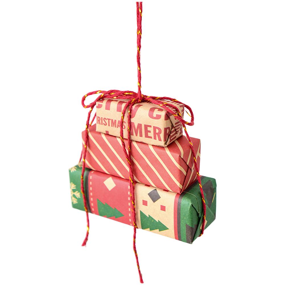 

Small Paper Hanging Decorations for Christmas Tree with Elegant European Style Motifs for Holiday Seasonal Display