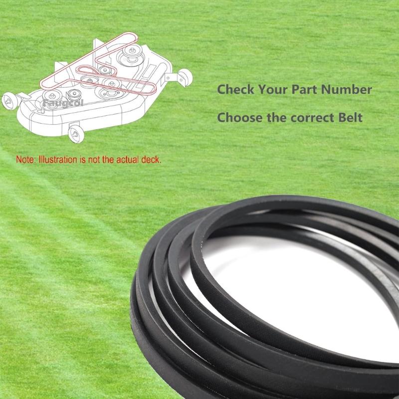 Lawn Mower Drive Belt GX20006 Replacements High Density Chloroprene 88.9 Inch Easy Install Suitable Various Models