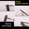 Woodworking Rasps Set Heavy Duty Steel Construction Multiple Shape Design Comfortable Handle For Smooth Shaping Tasks