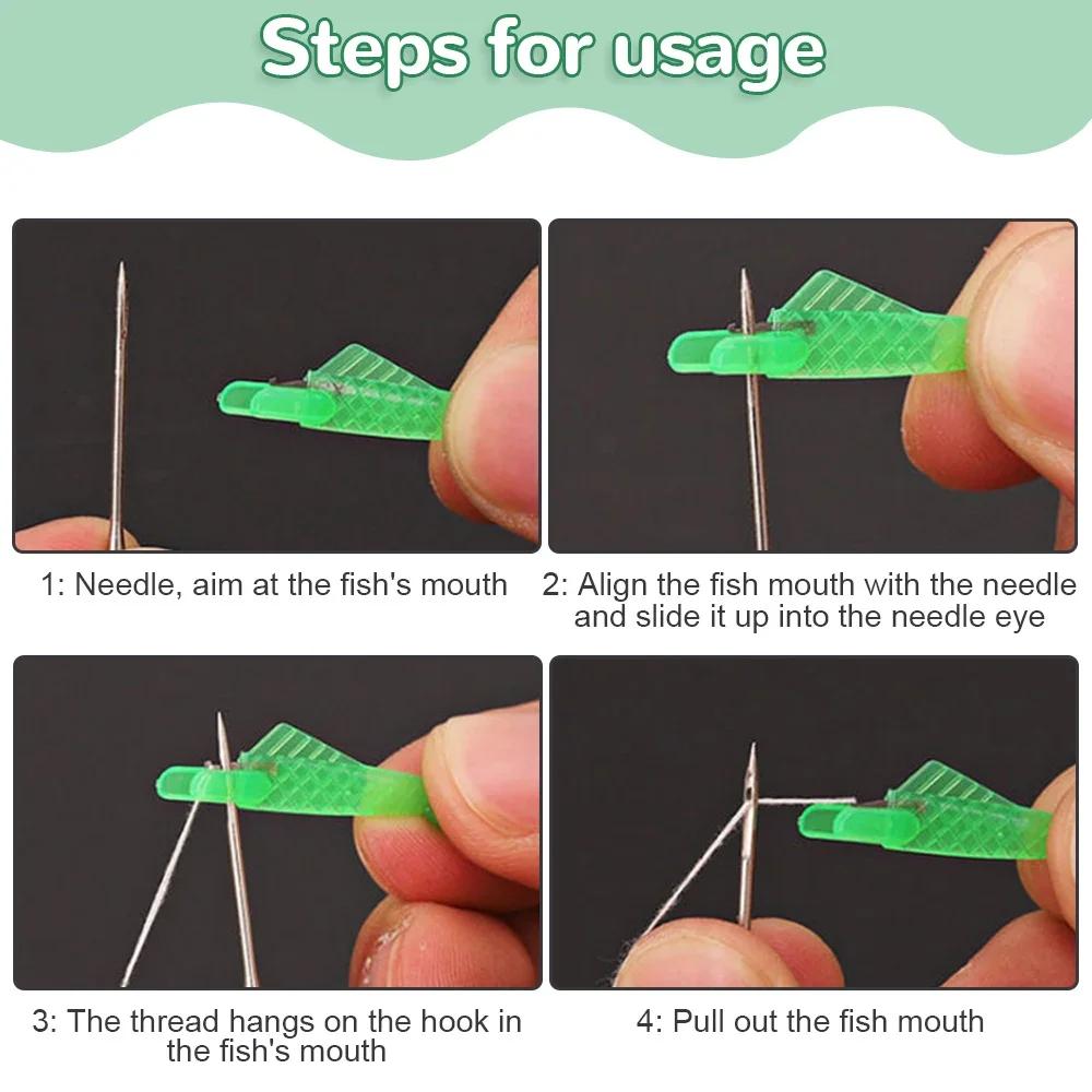 1/3PCS Automatic Needle Threader DIY Tool Home Hand Sewing Machine Device Thread Auto Needle Cross Stitch Sewing Accessories