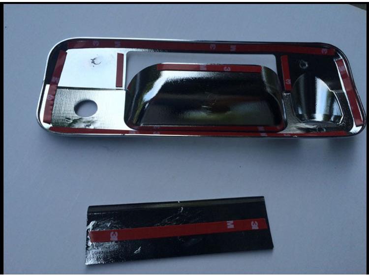Toyota Tundra Rear Tailgate Handle Cover (07-13) - Electroplated Bright Strip Decoration