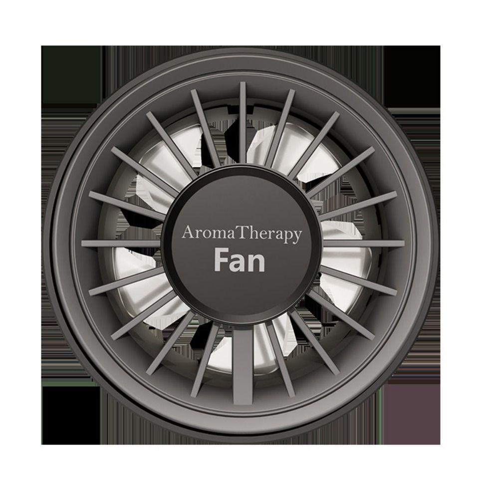 3 IN 1 Car Air Freshener Stereoscopic Rotation Car Diffuser Fan  Car Interior Accessories