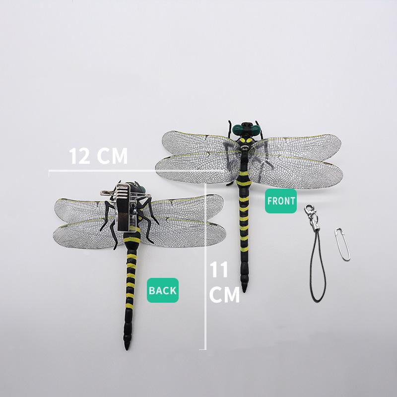Simulation Dragonfly Mosquito Repellent Artifact Plastic Model Big Dragonfly Crafts Outdoor Hanging Ornaments Garden Decoration