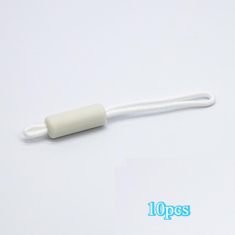 10PCS Long Handle Zipper Pullers Zipper Slider Extension Rope Garment Bag Zipper Repair Tools DIY Sewing Supplies