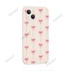 Full Screen Bow Design Sense Apple 15 Mobile Phone Case for Girls Iphone16promax Silicone Protective Case