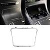 Car Water Cup Holder Strip Silver Chrome Frame Ashtray Cover Plating Strip for Mercedes Benz C GLC Class W205 W253 15-20