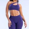 Seamless High Elastic Matte Nylon Sports Bra With Full Coverage For Yoga And Running