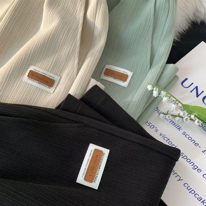 Spring And Summer Trendy Ice Silk Loose Casual Wide-leg Shorts Ins Versatile Solid Color Straight Sports Shorts Men's Large Size
