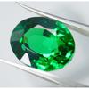 CERTIFIED 8.1 Ct Natural GREEN Tourmaline OVAL Cut AA++ Loose Gemstone Ring Size A-221d