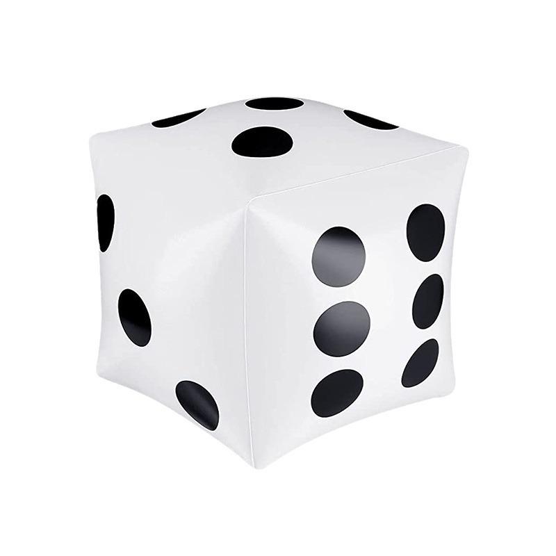 Pvc Inflatable Dice Children's Game Props Decompression Toys Bar Ktv Swimming Pool Beach Party Game Props