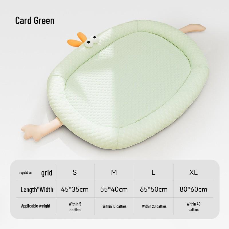 Breathable Removable Dog & Cat Nest: Latex Cushion Sofa Bed, Small Pet Sleeping Pad, Spring/Summer-Ready.